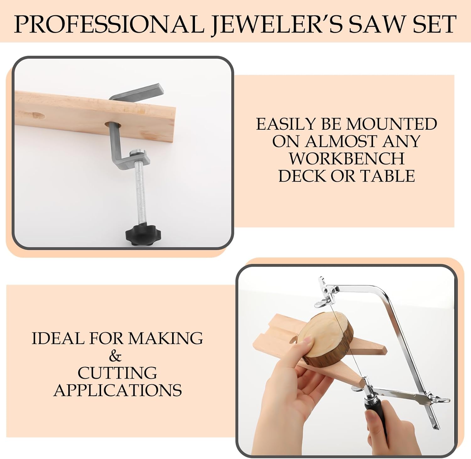 3-in-1 Adjustable Jeweler's Sa - Jewelry Making Machines recension och pris