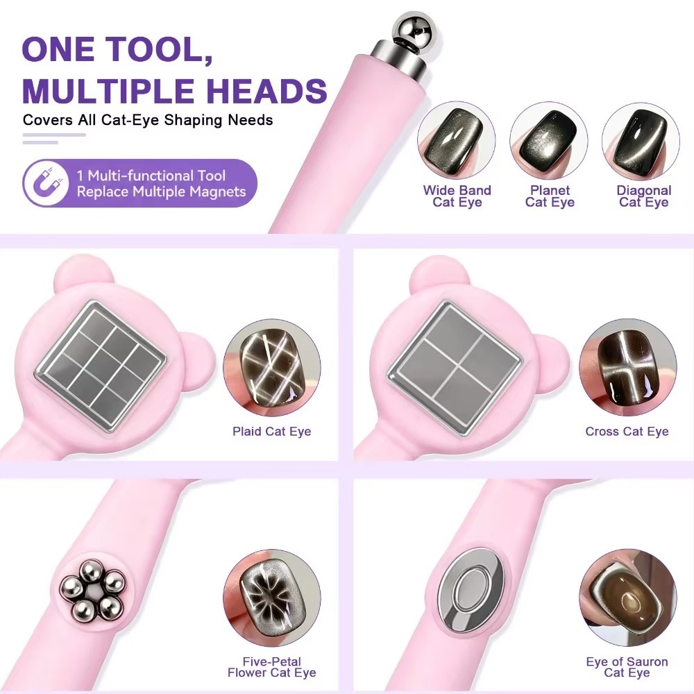 6 in 1 Cat Eye Magnet for Gel  - Jewelry Making Board recension och pris