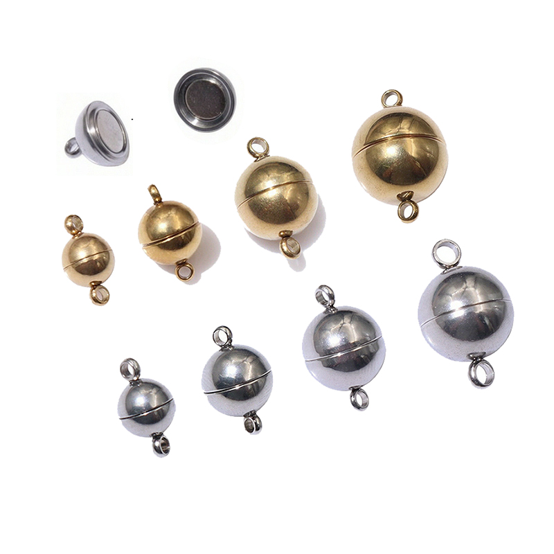 5Pairs 6/8/10/12mm Round Stain - Jewelry Making At Home recension och pris