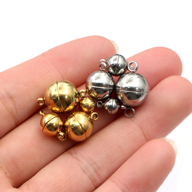 5Pairs 6/8/10/12mm Round Stain - Jewelry Making At Home recension och pris