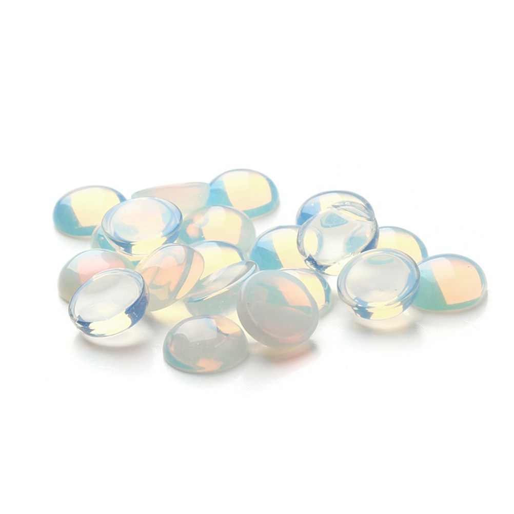 10Pcs Opal Stone Pendants for  - Jewelry Making Gemstones recension och pris