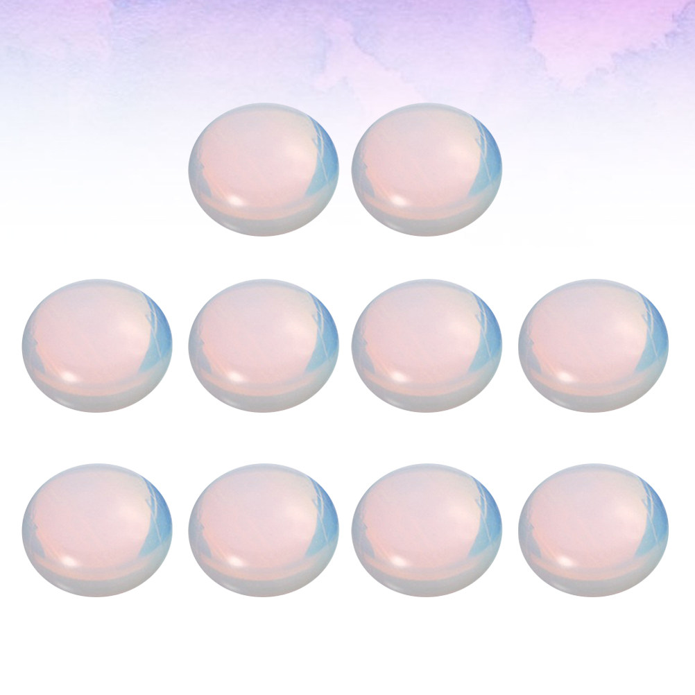10Pcs Opal Stone Pendants for  - Jewelry Making Gemstones recension och pris