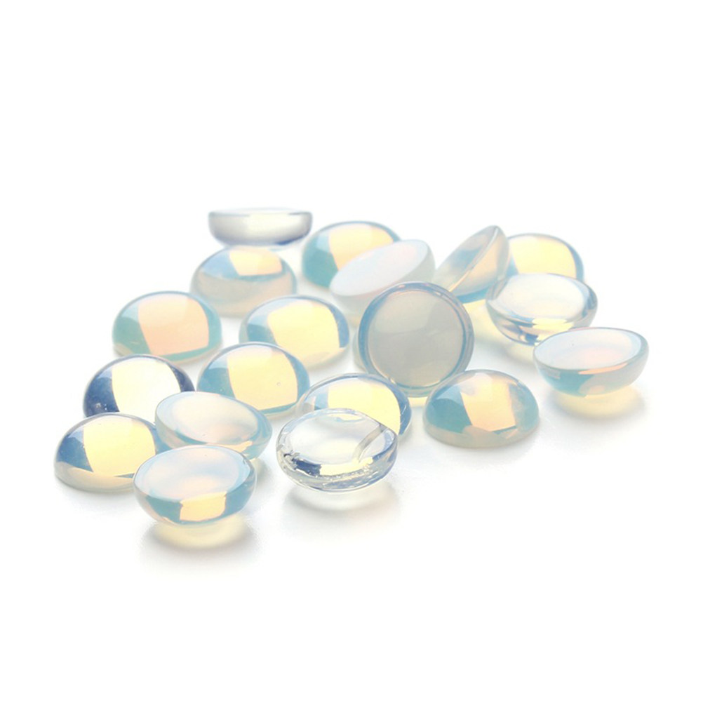 10Pcs Opal Stone Pendants for  - Jewelry Making Gemstones recension och pris