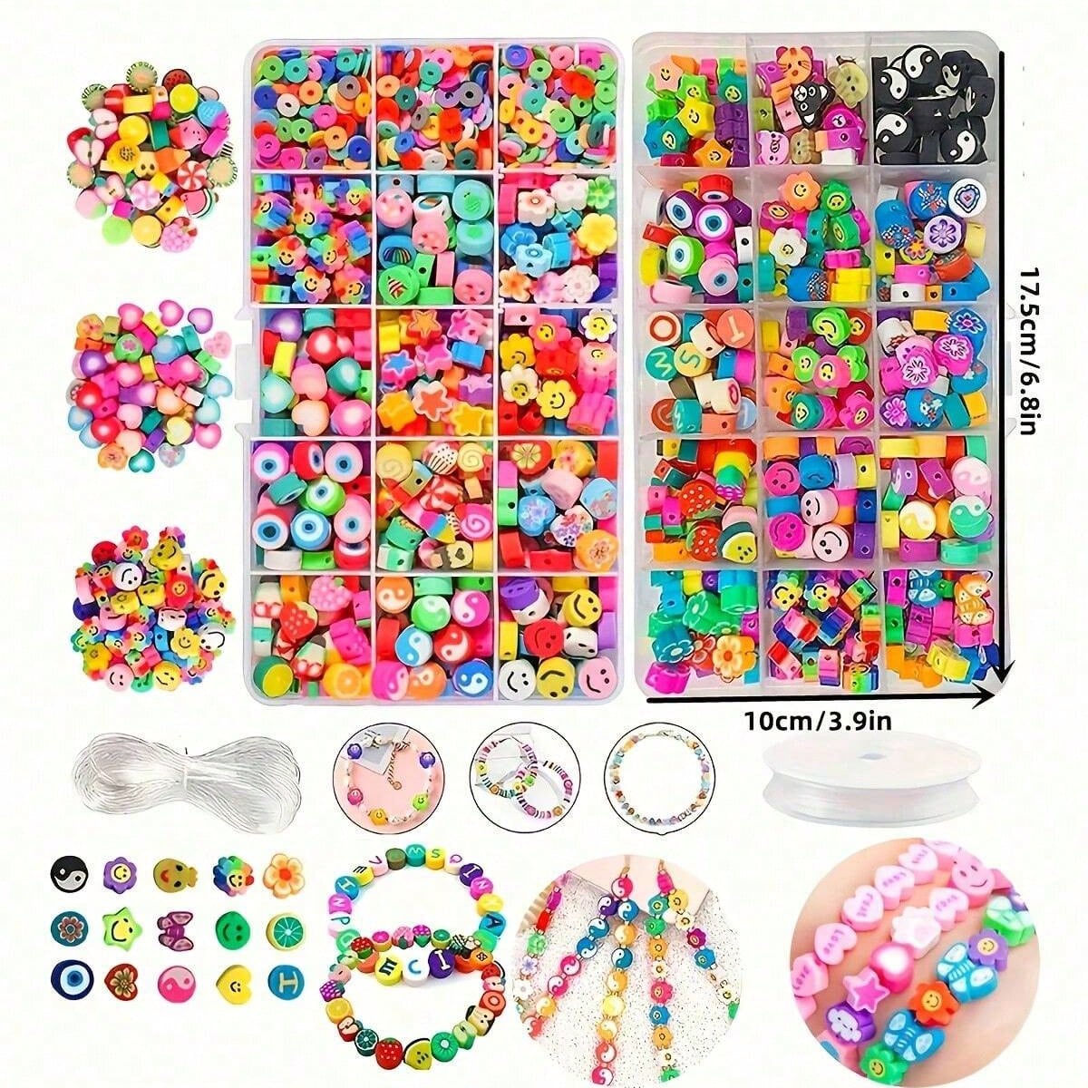 1450/1200/250pcs Polymer Clay  - Jewelry Making At Home recension och pris