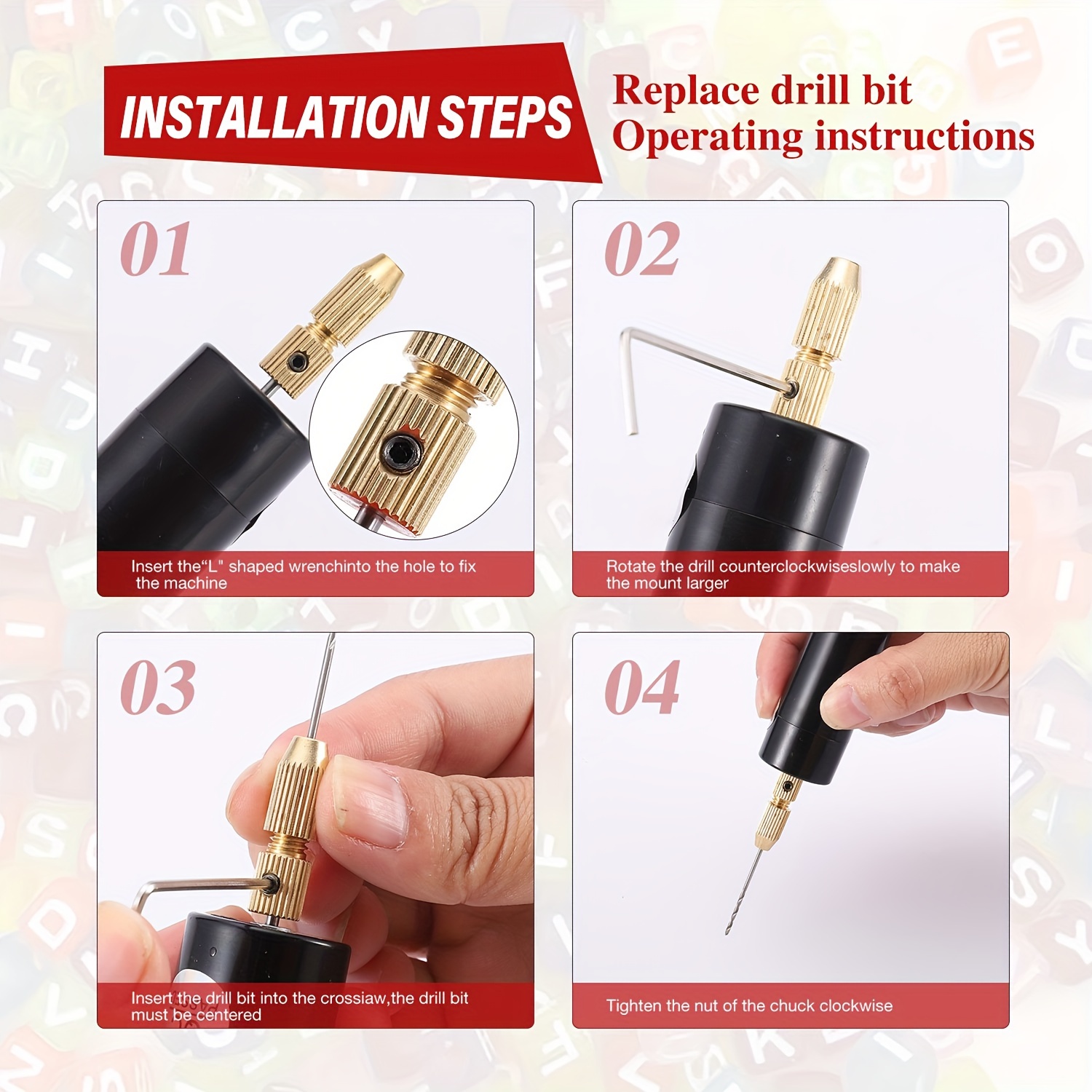 Mini Electric Drill Kit USB Re - Jewelry Making Drill recension och pris