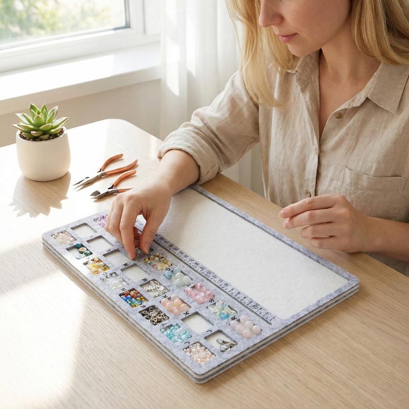Making Felt Beading Mat Board  - Jewelry Making Board recension och pris