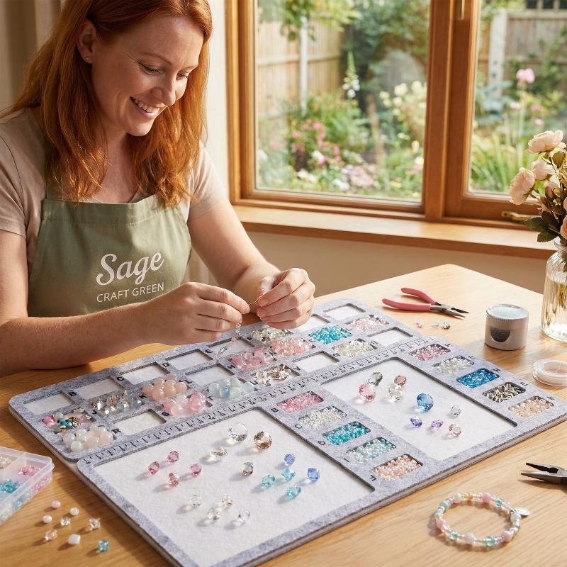 Making Felt Beading Mat Board  - Jewelry Making Board recension och pris