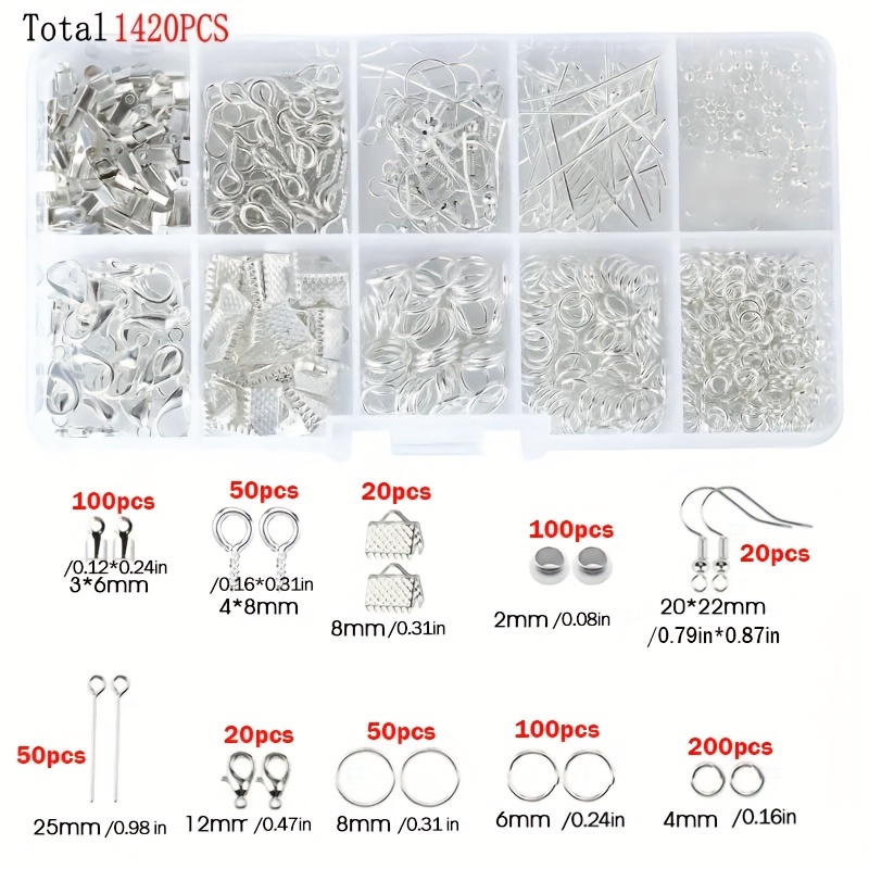 1420pcs 1box Jewelry Findings  - Jewelry Making At Home recension och pris