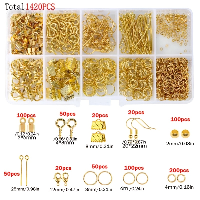1420pcs 1box Jewelry Findings  - Jewelry Making At Home recension och pris