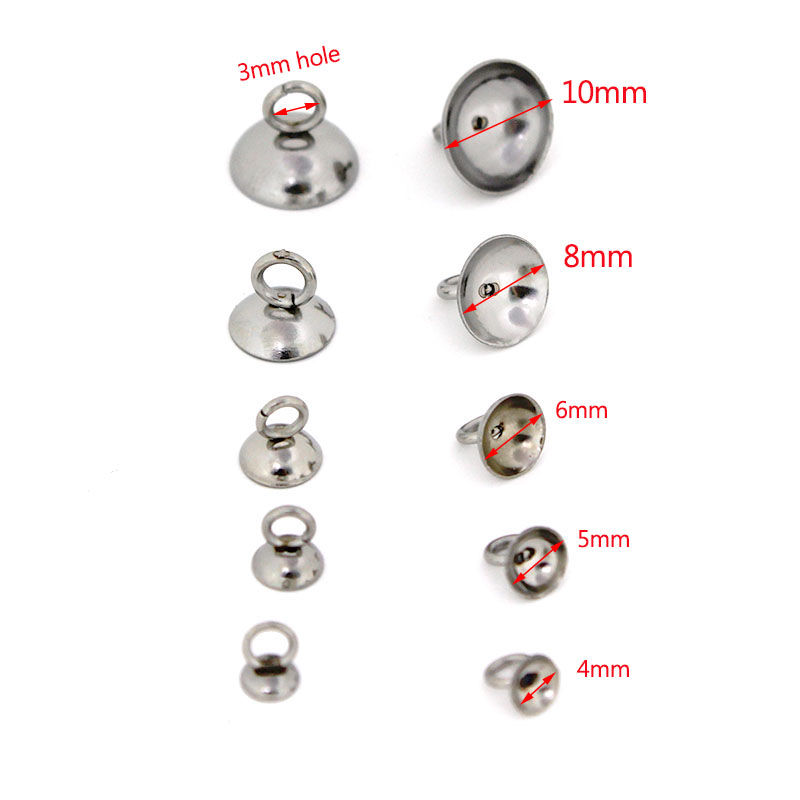 20Pcs 4/5/6/8/10mm Stainless S - Jewelry Making At Home recension och pris