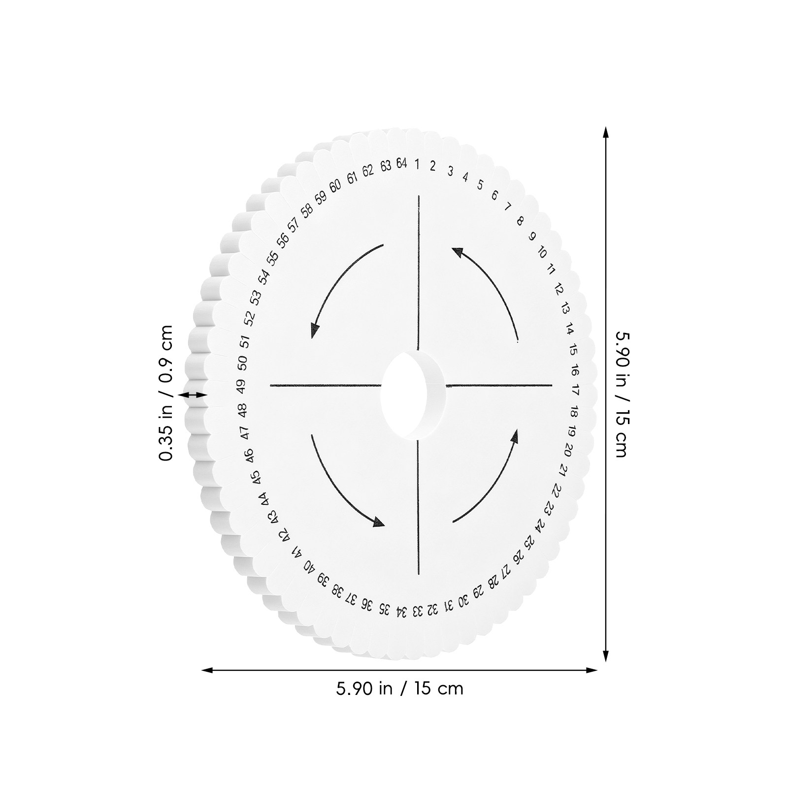 Round Kumihimo Braiding Plates - Jewelry Making Board recension och pris